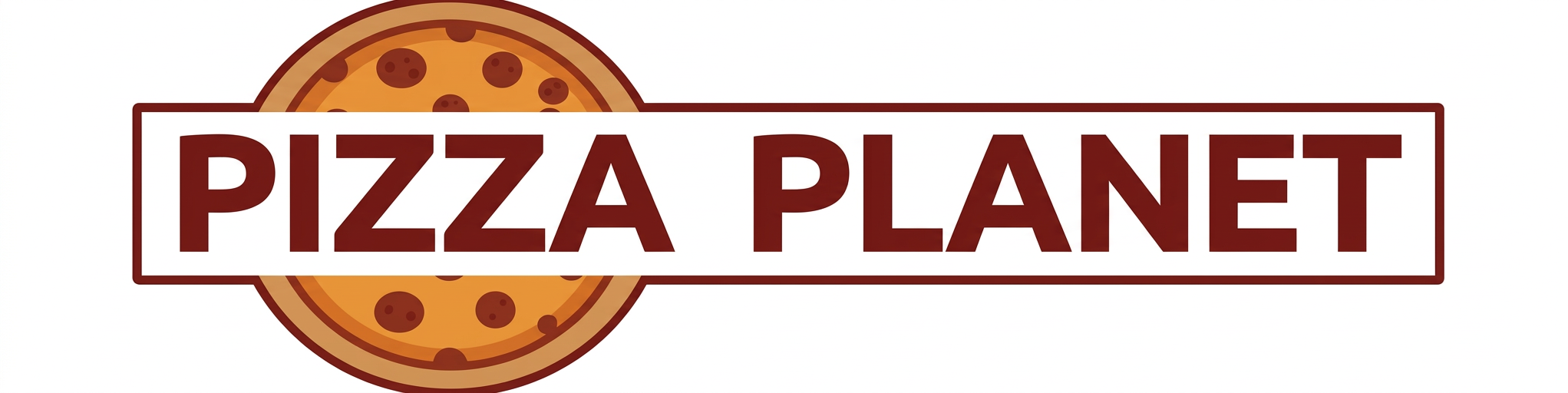 Pizza Planet logo banner